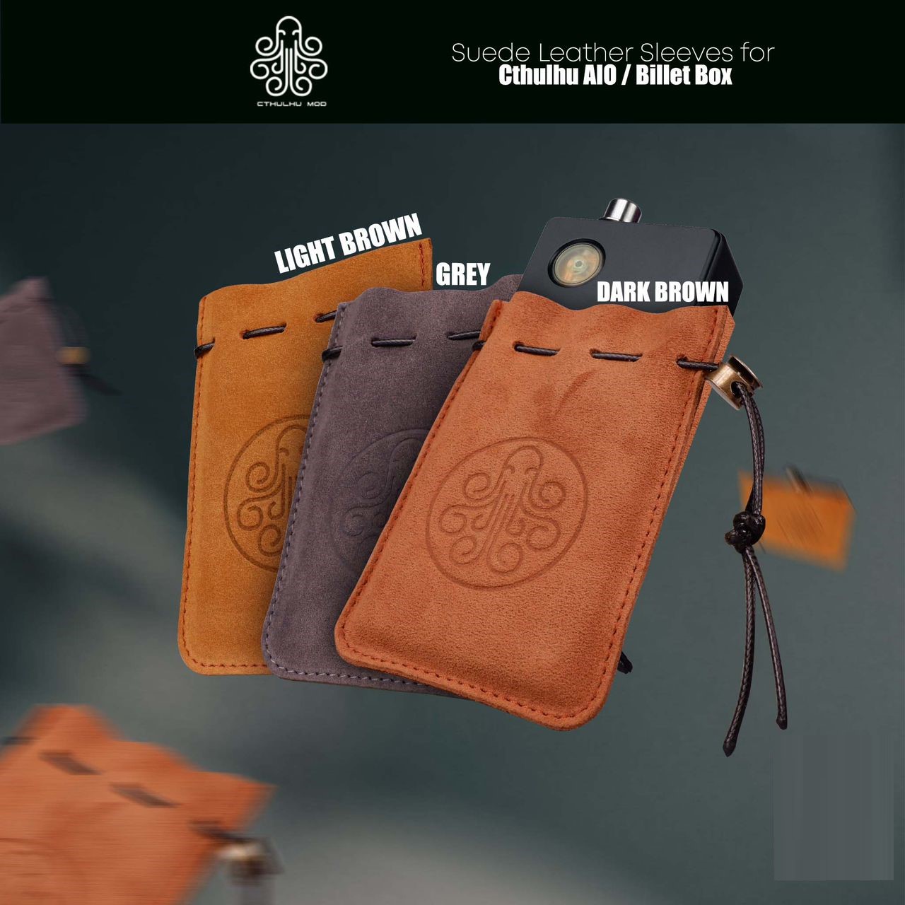 CTHULHU : KRAKEN SUEDE LEATHER SLEEVE for Cthulhu AIO/DOTAIO