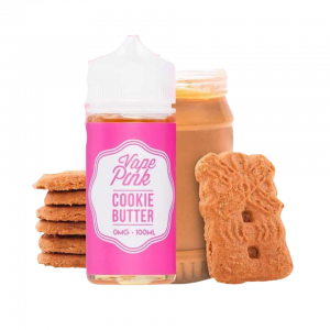 pink cookie butter vape juice Vaporz Vault-Cookie Butter 100 mL main image 0