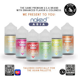 NAKED100 ASIA EDITION COLDNESS 60ML FREEBASE