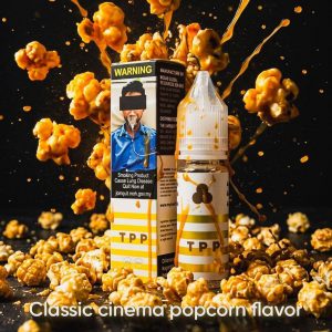 caramel popcorn vape juice STEEP POPDEEZ 30ML SALT Color:Blue Green F: Virginia Tobacco Best Zero Nicotine Disposable